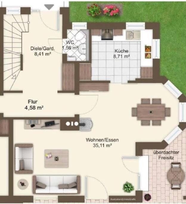 Phantastisches Haus Mit Pool Direkt In Muenchen Екстер'єр фото